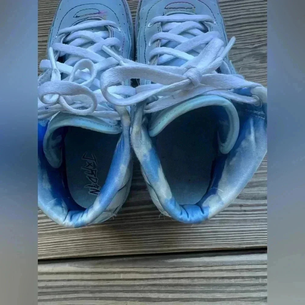 Jordan 2 J Balvin Toddler DQ7692-419 Jordan Retro SP Celestine Blue Glow Sz 13C - Picture 5 of 9